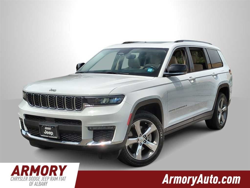 Used 2021 Jeep Grand Cherokee L Limited with VIN 1C4RJKBGXM8145015 for sale in Albany, NY